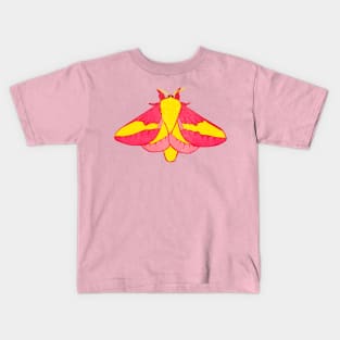 Rosy Maple Moth Kids T-Shirt